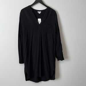 NWT Splendid Black Shirt Dress with pocket
